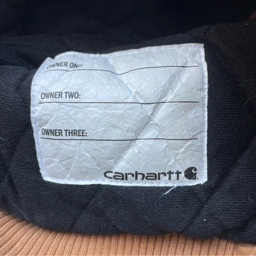Carhartt Kids Tan Hooded Insulated Jacket Size 3T